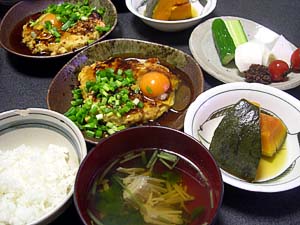 雨夜のお月見