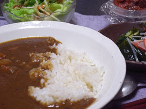 カレー前カレー後